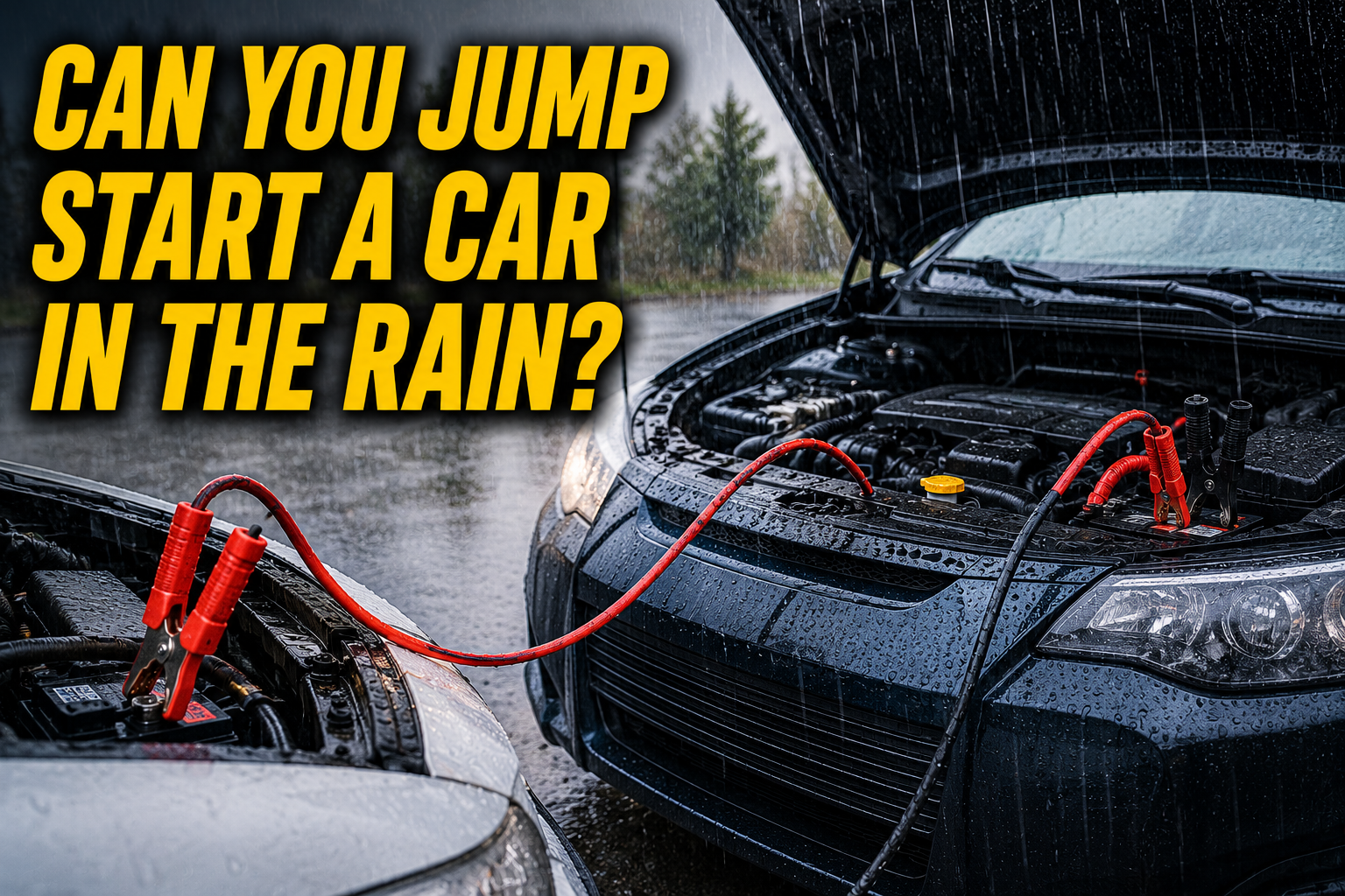 Can You Jump Start a Car in the Rain?
