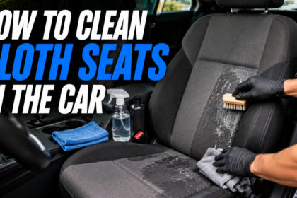 How to Clean Cloth Seats in the Car