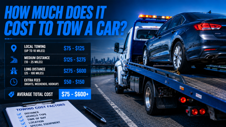 How Much Does It Cost to Tow a Car?