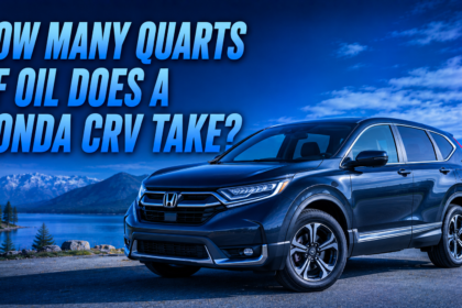 how many quarts of oil does a honda crv take​