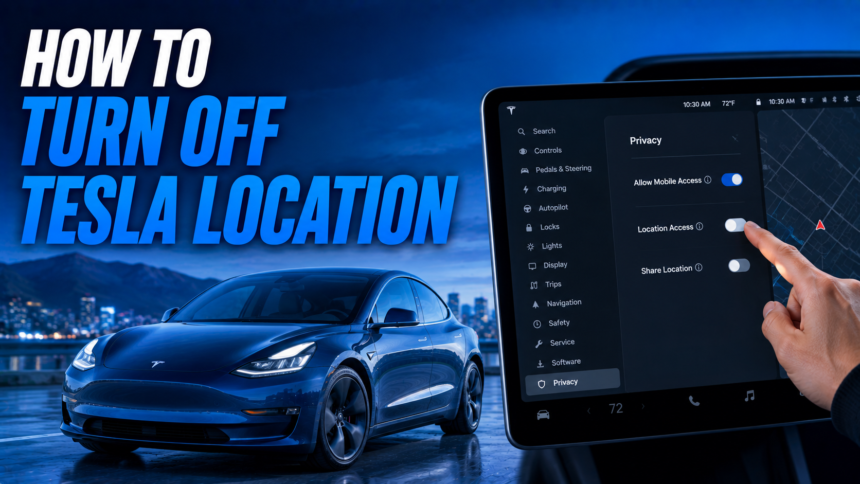 How to Turn Off Tesla Location Sharing