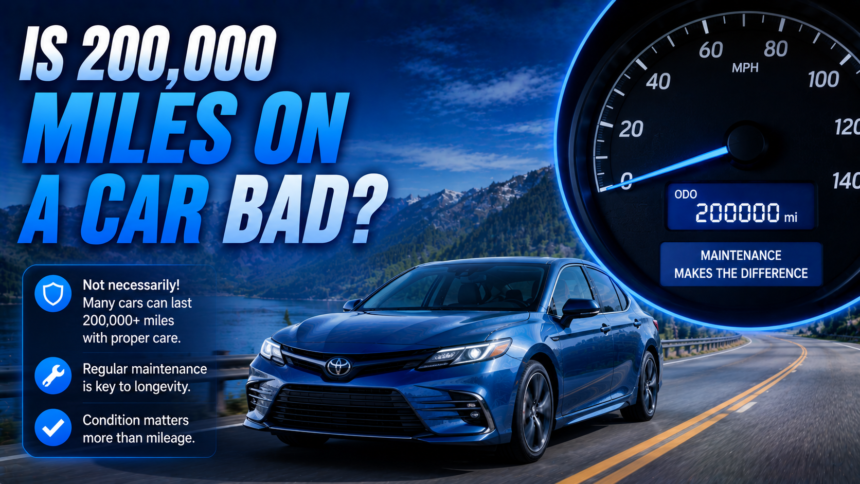 Is 200000 Miles on a Car Bad?