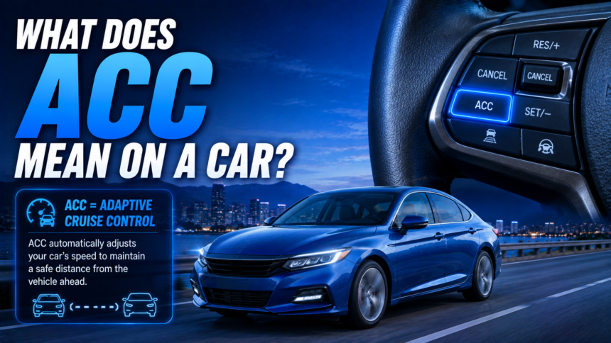 What Does ACC Mean on a Car?