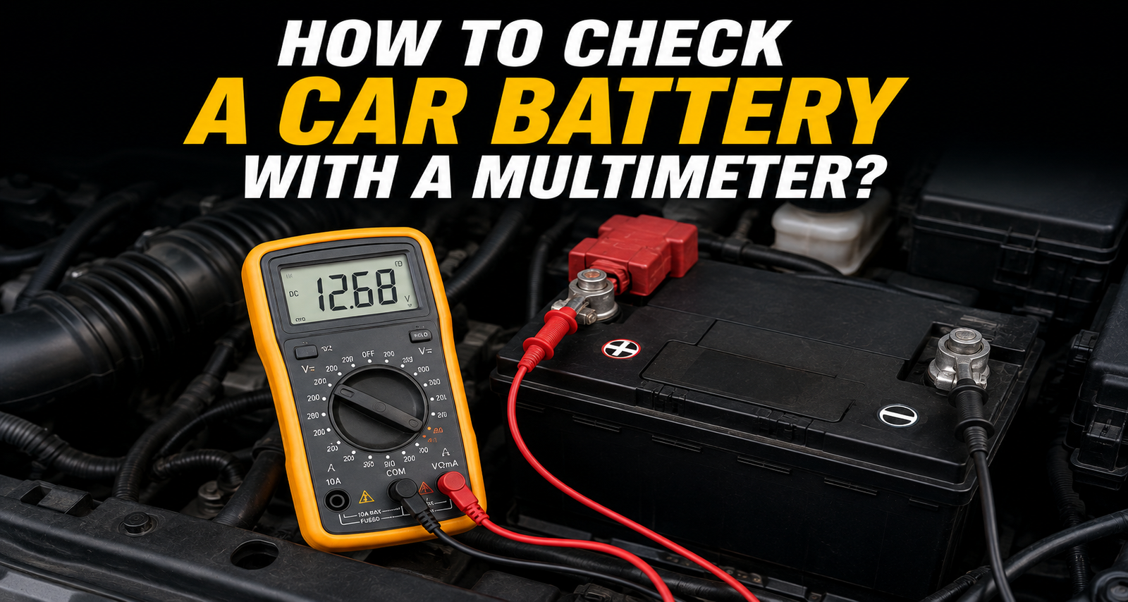 How to Check a Car Battery With a Multimeter?