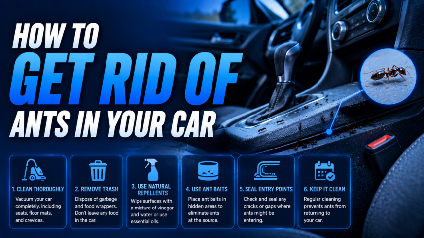 How to Get Rid of Ants in Your Car