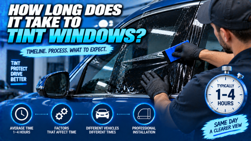 How Long Does It Take to Tint Windows?