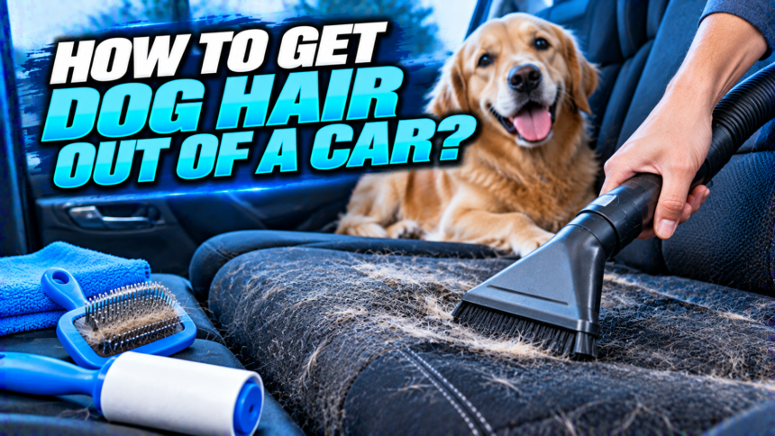 How to Get Dog Hair Out of a Car That Actually Works