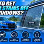 How to Get Water Stains Off Car Windows?