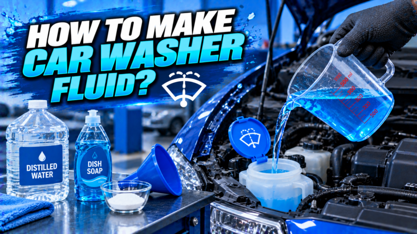 How to Make Car Washer Fluid?