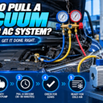 How to Pull a Vacuum on a Car AC System