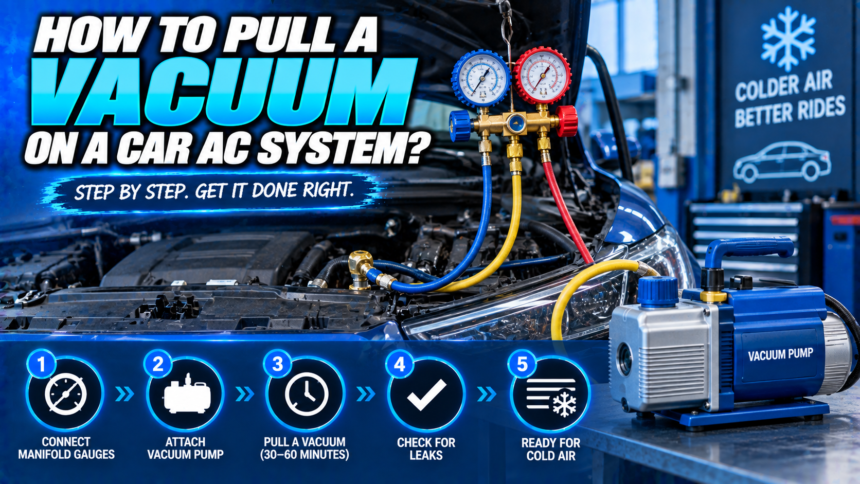 How to Pull a Vacuum on a Car AC System
