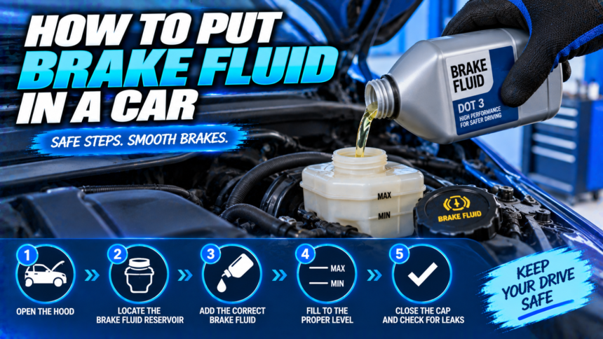 How to Put Brake Fluid in a Car
