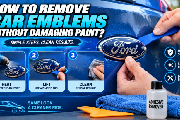 How to Remove Car Emblems Without Damaging Paint?