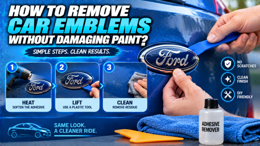 How to Remove Car Emblems Without Damaging Paint?