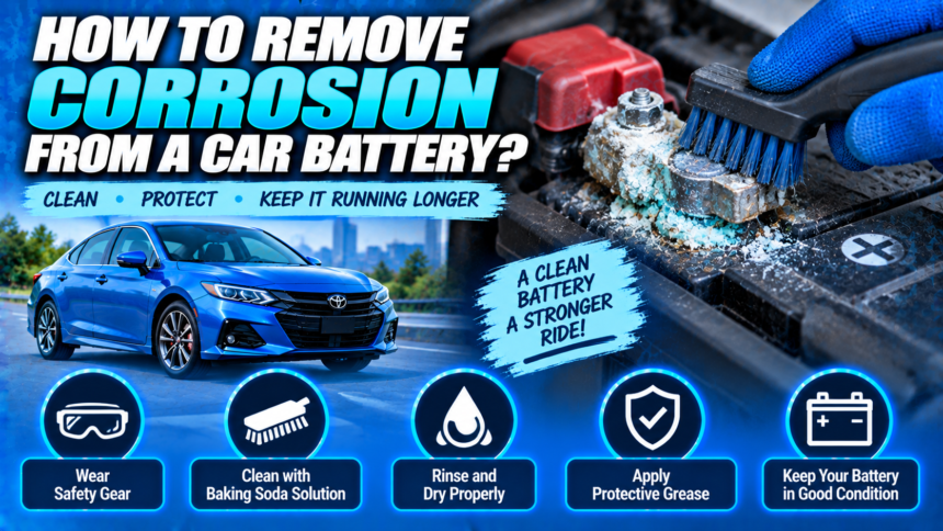 How to Remove Corrosion From a Car Battery?