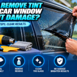 How to Remove Tint From a Car Window Without Damage?
