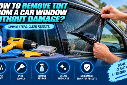 How to Remove Tint From a Car Window Without Damage?