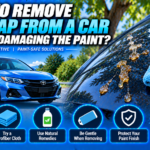 How to Remove Tree Sap From a Car Without Damaging the Paint?