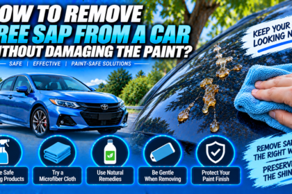 How to Remove Tree Sap From a Car Without Damaging the Paint?