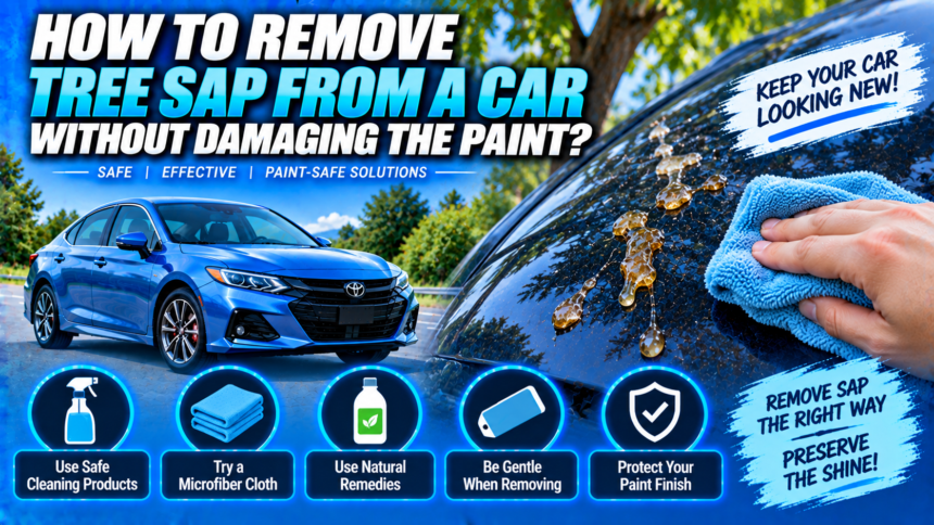 How to Remove Tree Sap From a Car Without Damaging the Paint?