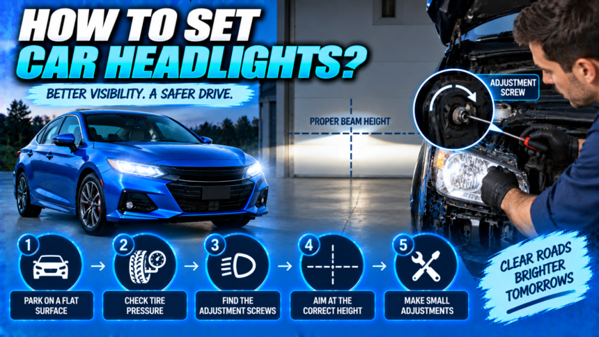 How to Set Car Headlights