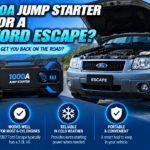 Is a 1000A Jump Starter Good for a 2007 Ford Escape?