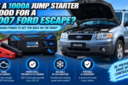 Is a 1000A Jump Starter Good for a 2007 Ford Escape?