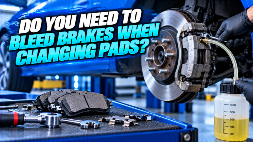 do you need to bleed brakes when changing pads